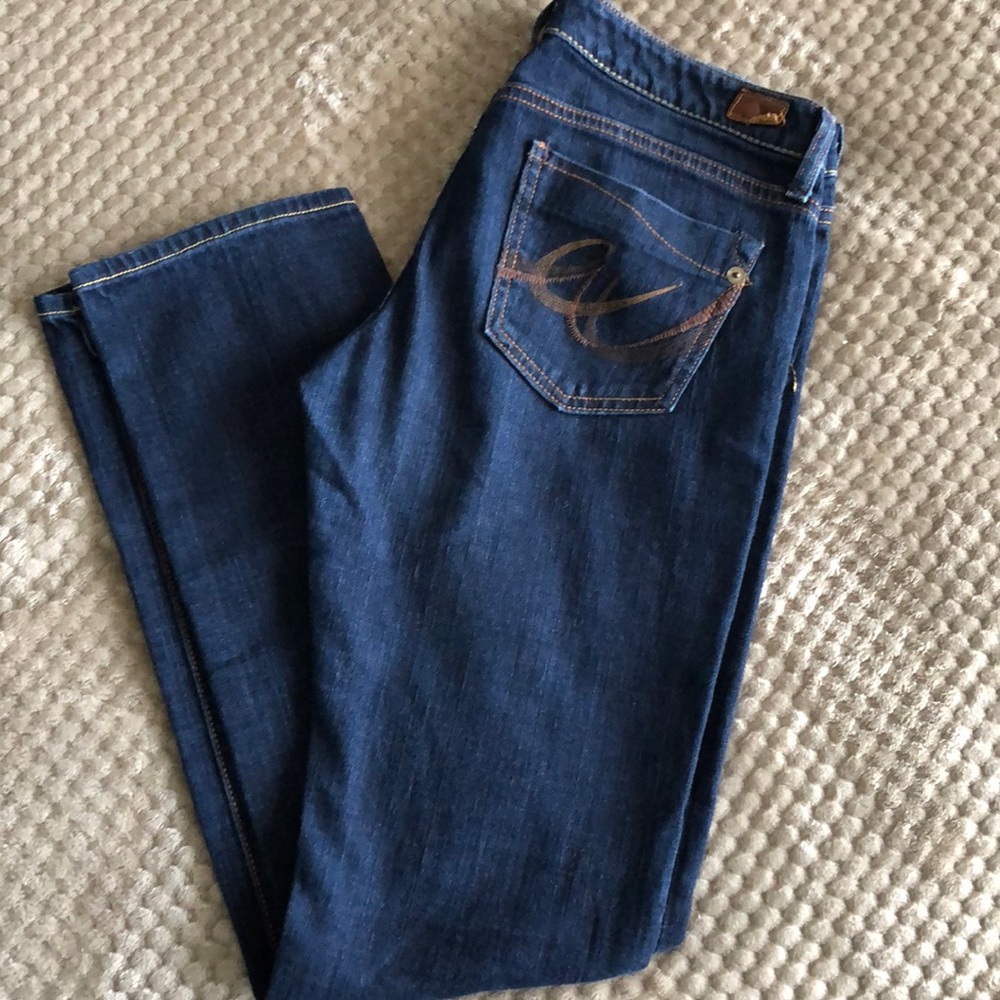 Express X2 Ultra Low Rise Skinny Leg jeans